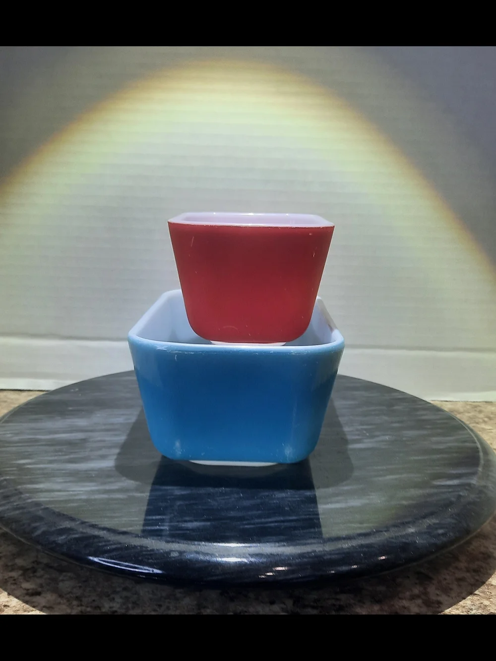 Pyrex Primary Red & Blue Refrigerator Dishes